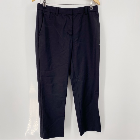 3 for $15 3.1 Phillip Lim Cotton Stretch Mid Rise Straight Ankle Cropped Trouser - Picture 3 of 7
